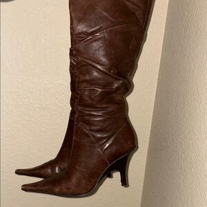 Bronx Brown Leather Women's Boots
